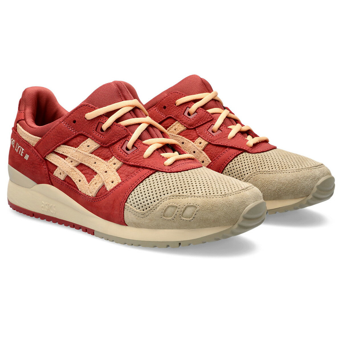 【500円OFFクーポン 5/20限定】ASICS GEL-LYTE III OG(Wood Crepe/Burnt Red)(アシックス ゲルライト スリー OG)【メンズ】【スニーカー シューズ 靴 ローカット スプリットタン】【24SS】