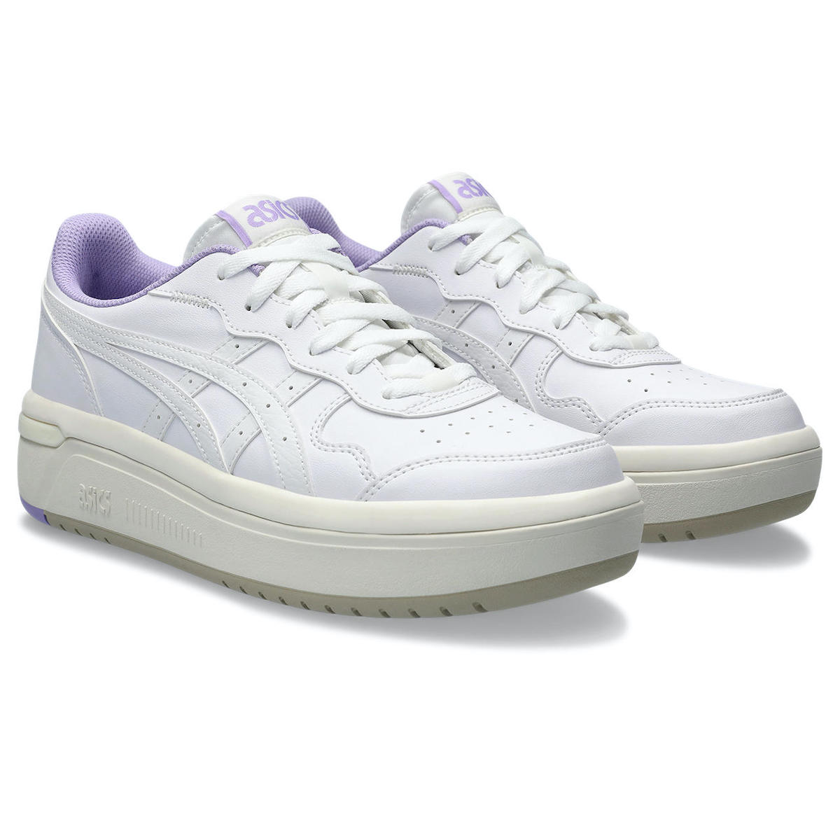 ASICS JAPAN S ST(WHITE/DIGITAL VIOLET)(アシックス ジャパン S ST)【レディース】【スニーカー ローカット バスケットボールシューズ モデリング モダン ライフスタイル バッシュ】【24SS】