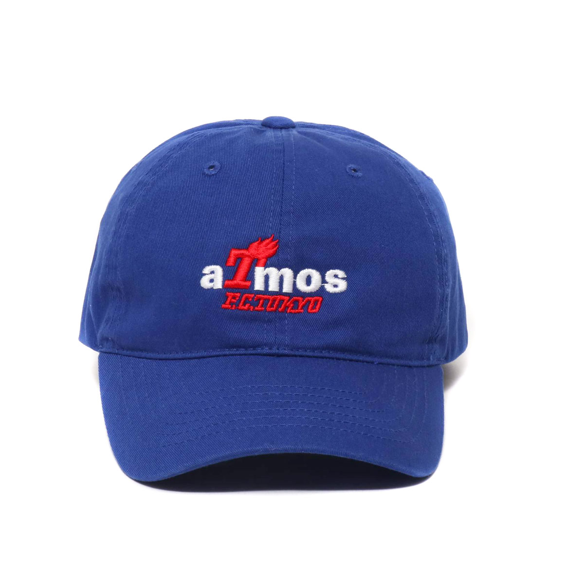atmos x FC TOKYO T-LOGO 6PANEL CAP(BLUE)(アトモス エフシートウキョウ ティーロゴシックスパネルキャップ)【メンズ】【レディース】【キャップ】【20SP-S】