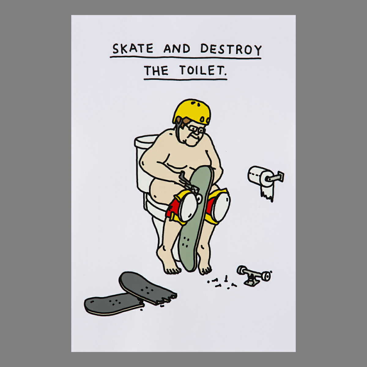 【64%OFF】BrotherMerle DESTROY THE TOILET ブラザーマール DESTROY THE TOILET 【メンズ】【レディース】【ポスター】【22SS】