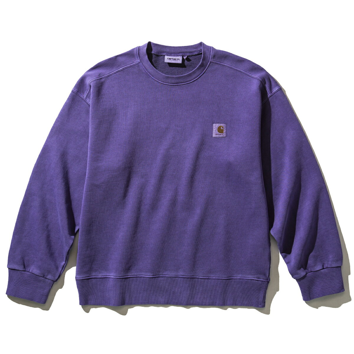 Carhartt NELSON SWEATSHIRT(PURPLE)(カーハート　ネルソンスウェットシャツ)【メンズ】【シャツ】【22SS】【20off】