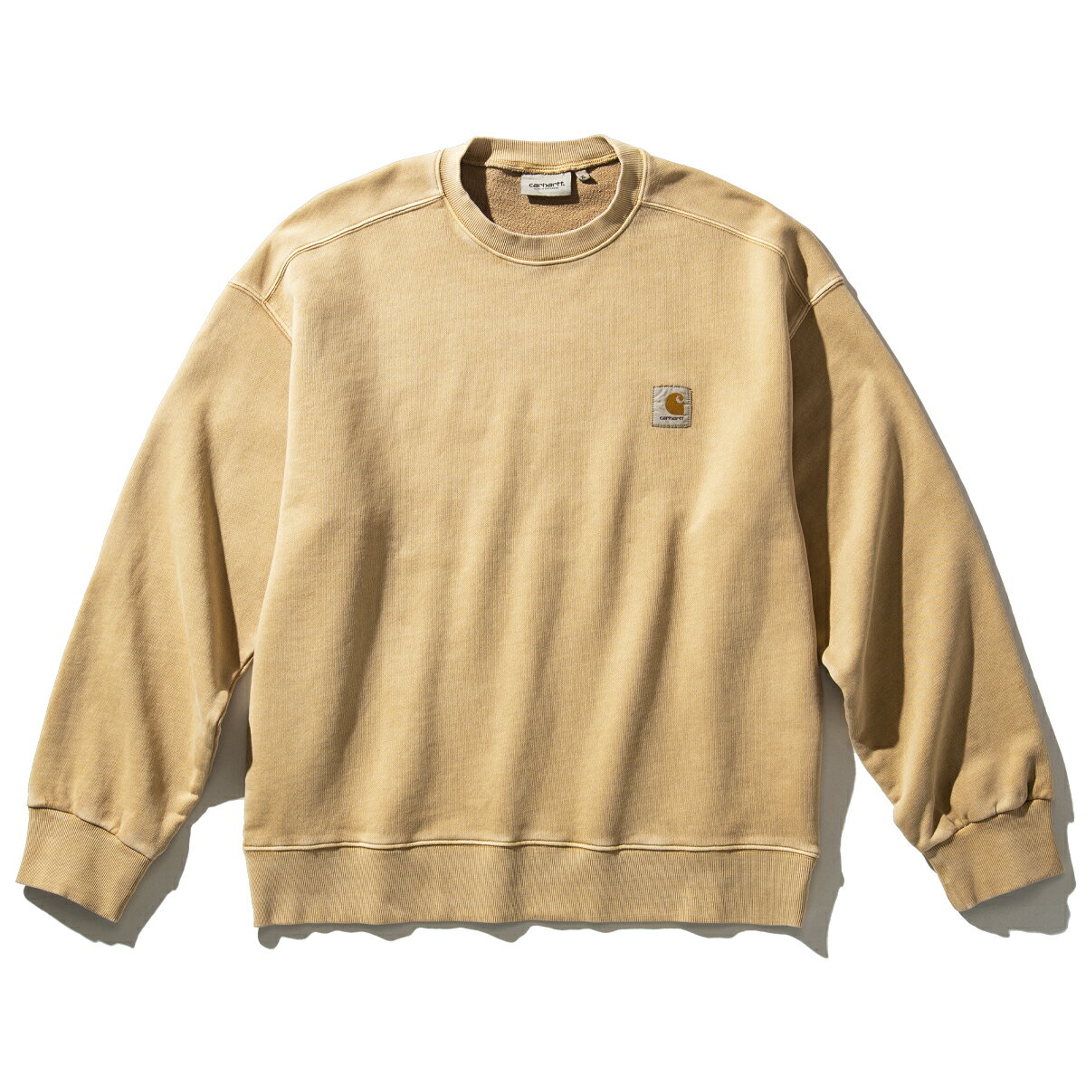 Carhartt NELSON SWEATSHIRT(BROWN)(カーハート ネルソンスウェットシャツ)【クルースウェット】【22SP】【20off】