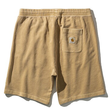 Carhartt NELSON SWEAT SHORT(DUSTY H BROWN)(カーハート ネルソンスウェットショーツ)【メンズ】【ハーフパンツ】【22SS】【ショートパンツ】【半ズボン】【短パン】【20off】