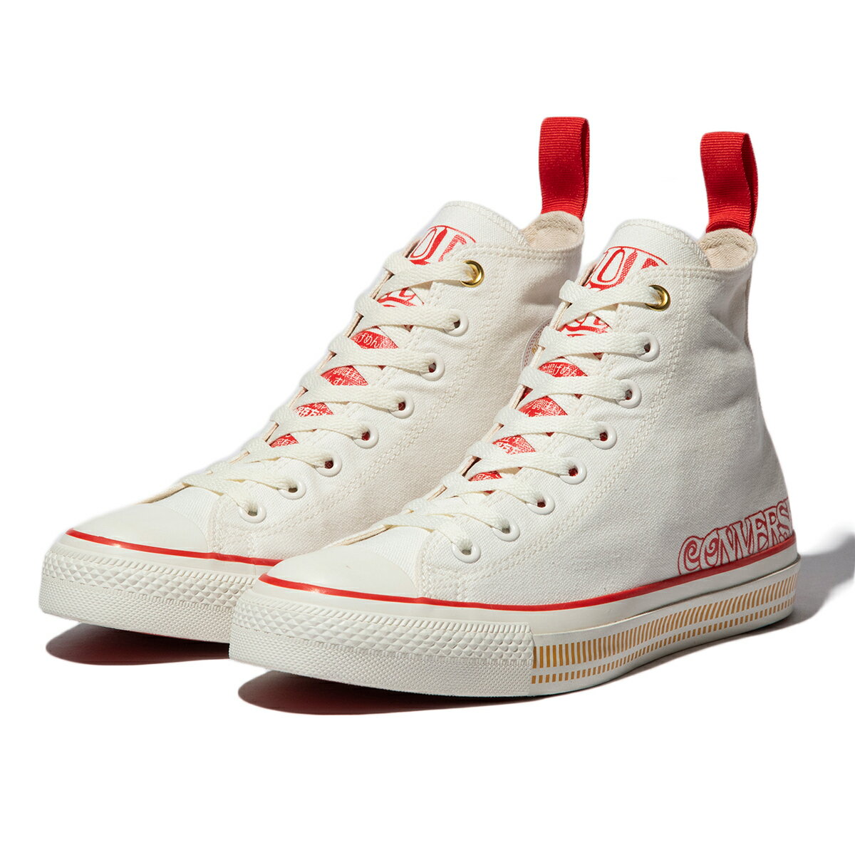 CONVERSE ALL STAR (R) CUPNOODLE HI(ホワイト/レッド)(コンバース オールスター (R) カップヌードル HI)【メンズ レディース】【シューズ 靴 スニーカー コラボ 限定 ハイカット】【23SS】