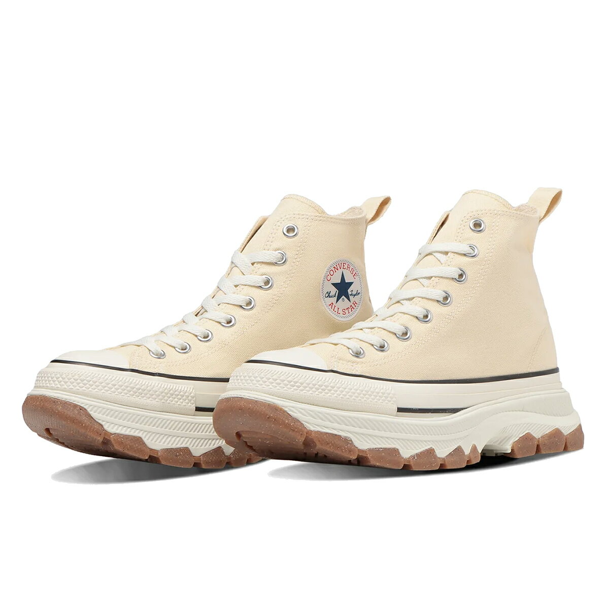 【500円OFFクーポン 3/30限定】CONVERSE ALL STAR (R) TREKWAVE HI(バターホワイト)(コンバース オールスター (R) トレックウェーブ HI)【メンズ・レディース】【シューズ 靴 スニーカー 厚底 ハイカット】【23SS】