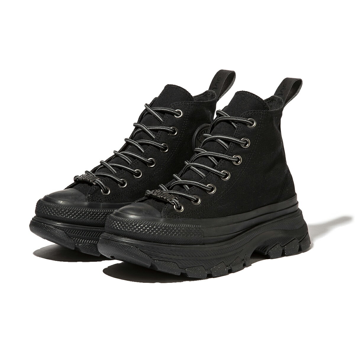 楽天Kinetics【40％OFF】【ラスト1点 サイズ:24.0cm】CONVERSE ALL STAR （R） XG TREKWAVE HI（BLACK）（コンバース オールスター エックスガール トレックウェーブ HI）【レディース】【スニーカー ハイカット 厚底 コラボ 限定 かわいい】【23SS】