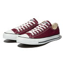 CONVERSE CANVAS ALL STAR OX(MAROON)(Ro[X LoX I[X^[ OX)yY fB[XzyXj[J[ V[Y [Jbg jZbNX bh o[KfB  zy23SSz