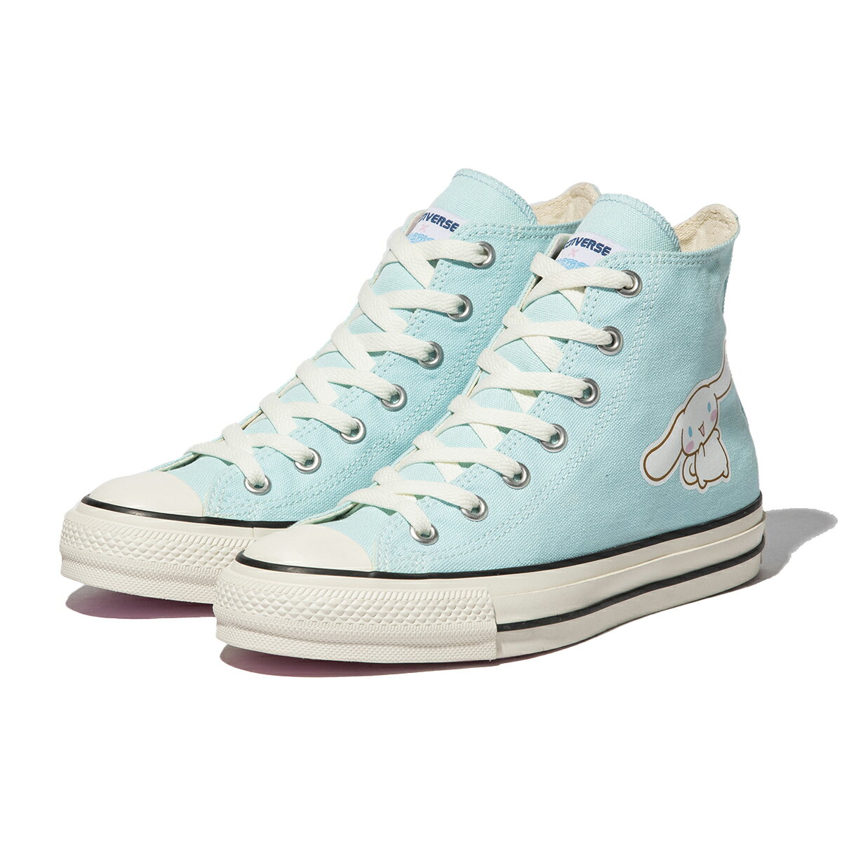 CONVERSE ALL STAR (R) CINNAMOROLL HI(LIGHT BLUE)(コンバース オール スター (R) シナモロール ハイ)【レディース】【シューズ スニーカー ハイカット コラボ サンリオ シナモロール かわいい ファミリーペア】【23FW】