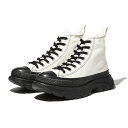 CONVERSE ALL STAR (R) TREKWAVE HI(WHITE/BLACK)(コンバース オールスター (R) トレックウエーブ HI)【メンズ レディース】【スニーカー シューズ 厚底 ハイカット ボリューム トレンド】【23FW】