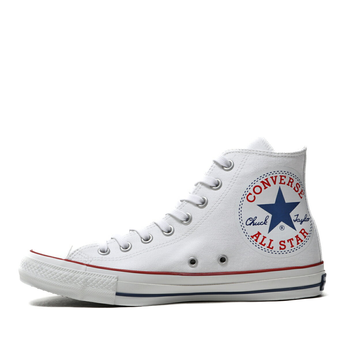 CONVERSE ALL STAR 100 HUGEPATCH HI(WHITE)(コンバース オールスター 100 ヒュージパッチ ハイ)【メンズ】【レディース】【スニーカー】【18FW-I】