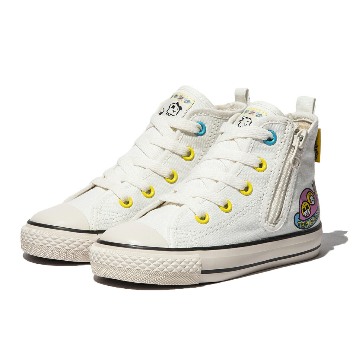 【30%OFF】CONVERSE CHILD ALL STAR N TAMAGOTCHI Z HI(WHITE)(コンバース チャイルド オールスター N タマゴッチ Z HI)【キッズ】【子供靴 スニーカー シューズ ハイカット たまごっち コラボ】【23FW】