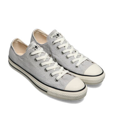 CONVERSE ALL STAR WASHEDCORDUROY OX(GREY)(コンバース オールスター ウォッシュコーデュロイ OX)【メンズ】【レディース】【スニーカー】【21FW-I】