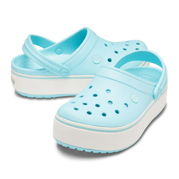 crocs Crocband™ platform clog(ice blue/ice blue)(クロックス クロックバンド™ プラットフォーム クロッグ)【レディース】【サンダル】【21SS-I】