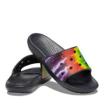 crocs Classic Crocs Tie-Dye Graphic Slide(Multi)(クロックス クラシック クロックス タイダイ グラフィック スライド)【レディース】【サンダル】【21SS-I】