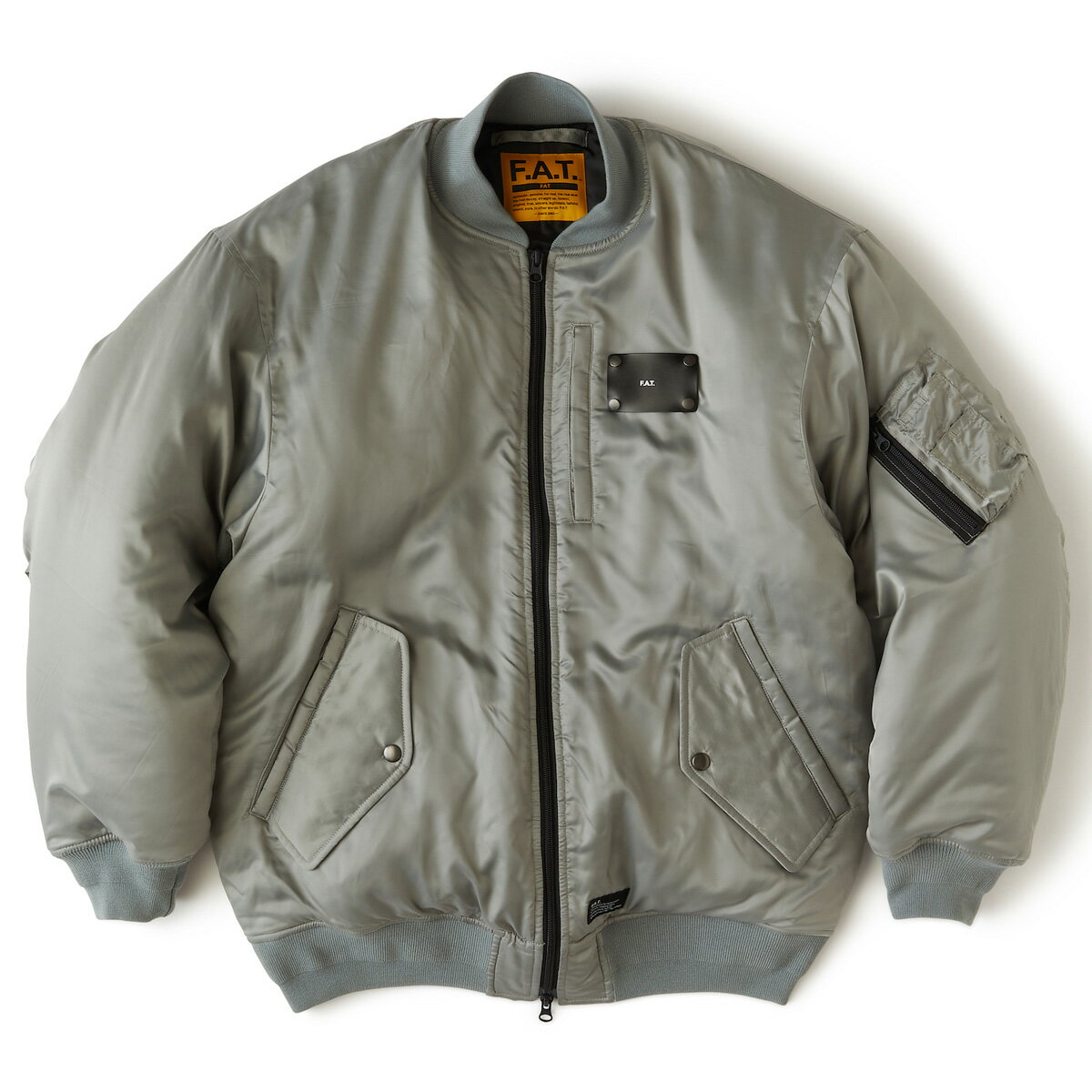 【ラスト1点 サイズ:JUMBO(XXL)】F.A.T BOMBER-1(OLIVE)(エフエーティー ボンバー1)【メンズ】【アウター ジャケット MA-1 中綿】【23FW】