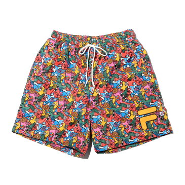 FILA × SHETA Short Pants(MULTI)(フィラ × シータ ショートパンツ)【メンズ】【ショートパンツ】【19SS-S】