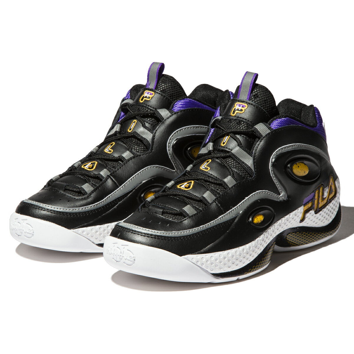 【最大5,000円OFFクーポン 8/20限定】【ラスト1点 サイズ:26.0cm】FILA GRANT HILL 3(BLACK)(フィラ グラントヒル3)【メンズ】【スニーカー】【21FW】