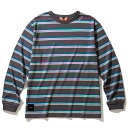 yXg1_ TCY:XLzFLATLUX Pier Border L/S TEE(GREY)(tbgbNX sA {[_[ OX[ueB[)yYzyT TVc ChVGbgzy22FWz