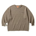 FLATLUX Moss Sweater(sandstone)(フラットラックス モス セーター)