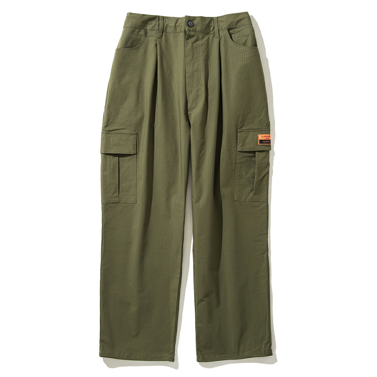 Rakuten - 【ラスト1点】【30%OFF】FLATLUX Tetsuo Eazy Pant(army)(フラットラックス テツオ イージーパンツ)【メンズ】【カーゴパンツ ズボン リフレクター ワイドシルエット】【25SS】