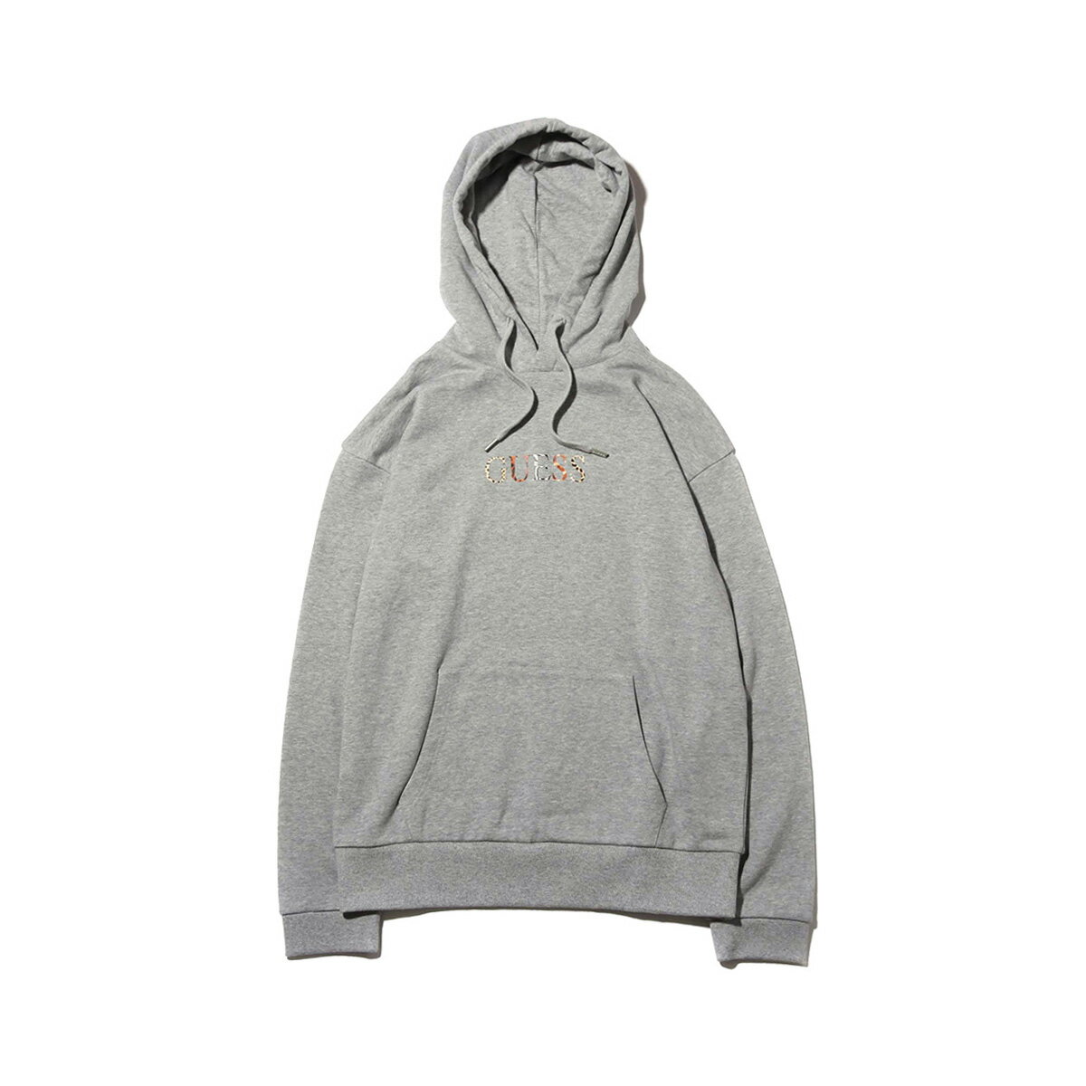 GUESS MEN'S L/SLV HOODIES_ANIMAL COLLECTION(GRAY)(ゲス フーディ アニマル コレクション)【メンズ】【レディース】【パーカー】【18HO-S】