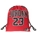 JORDAN JERSEY GYM SACK(RED)(ジョーダン ジャージー ジムサック)【メンズ レディース キッズ】【ナップサック ナップザック リュック バッグ ロゴ ジャンプマン バスケ スポーツ 小物入れ】【23SS 】