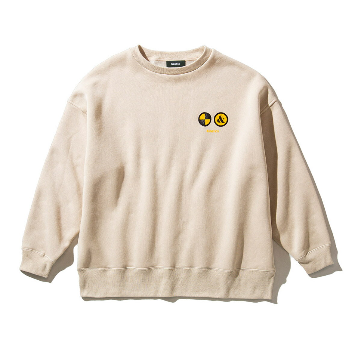 UND x Kinetics CREW SWEAT(BEIGE)(UND x キネティクス クルー スウェット)【メンズ】【レディース】【スウェット】【21FW-I】