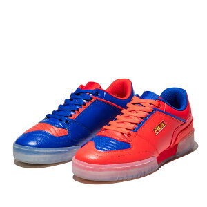 FILA x Kinetics Targa(RED x BLUE)(フィラ x キネティクス タルガ)【メンズ】【スニーカー 派手 おしゃれ 左右色違い ネガティブ履き】【21SS-I】