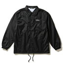 【ポイント5倍 16日1:59まで】Kinetics SA COACH JACKET(BLACK)(キネティクスSA コーチジャケット)【メンズ レディース ユニセックス 】【アウター 羽織 ナイロンジャケット コーチジャケット】【22AW】