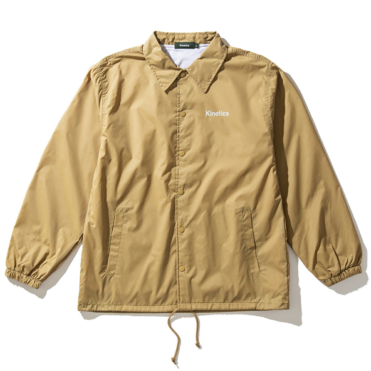 【ポイント5倍 16日1:59まで】Kinetics SA COACH JACKET(COYOTE)(キネティクスSA コーチジャケット)【メンズ レディース ユニセックス 】【アウター 羽織 ナイロンジャケット コーチジャケット】【22AW】