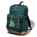 JanSport × Kinetics RIGHT PACK CUSTOM(グリーン)(ジャンスポーツ ライト パック カスタム)【メンズ レディース】【バックパック リュック 刺繍ロゴ】【23FW】