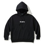 KINETICS ORIGINAL LOGO HOODIE(BLACK)(キネティクス オリジナル ロゴ フーディ)【メンズ レディース】【長袖 パーカー フロントプリント】【23FW】