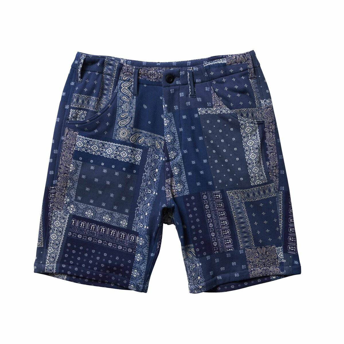 【20 OFF】Liberaiders BANDANA SHORTS(NAVY)(リベレイダース バンダナ ショーツ)【メンズ】【半ズボン ショーツ バンダナ柄 レトロ】【23SS】