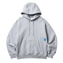 Liberaiders HEAVY WEIGHT FLEECE HOODIE(GRAY)(リベレイダース ヘビーウェイト フリース フーディー)【メンズ レデイース】【ヘビーウェイト フーディー 15.0oz 裏起毛】【23FW】