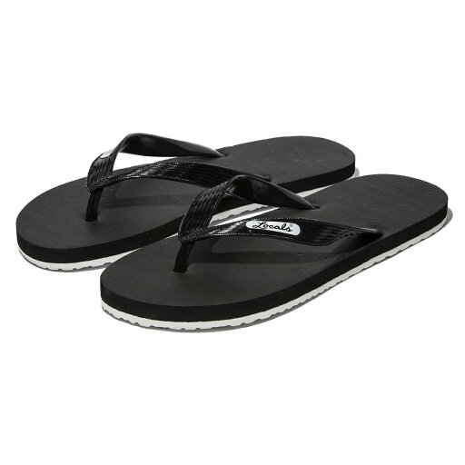 LOCALS COMBINATION SLIPPA(BLACK/WHT)(ローカルズ コンビネーション スリッパ)【メンズ レディース】【ビーチサンダル レジャー アウトドア クッション性】【24SS】 LOCALS COMBINATION SLIPPA(BLACK/WHT)(ローカルズ コンビネーション スリッパ)【メンズ レディース】【ビーチサンダル レジャー アウトドア クッション性】【24SS】
