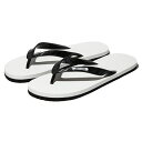 LOCALS COMBINATION SLIPPA(WHITE/BLK)(ローカルズ コンビネーション スリッパ)【メンズ レディース】【ビーチサンダル レジャ...