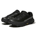 MERRELL AGILITY PEAK 5 GTX(R)(BLACK/BLACK)(メレル アジリティー ピーク 5 ゴアテックス(R))【メンズ】【シューズ アウトドア 防水透湿 撥水 ビブラムソール クッション】【24SS】