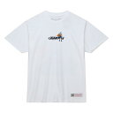 Mitchell Ness BRANDED NO CHANCE TEE COLLAB(ホワイト)(ミッチェルアンドネス ブランデッド ノー チャンス ティ コラボ)【メンズ】【Tシャツ 半袖 グラフィック バックプリント】【23FW】