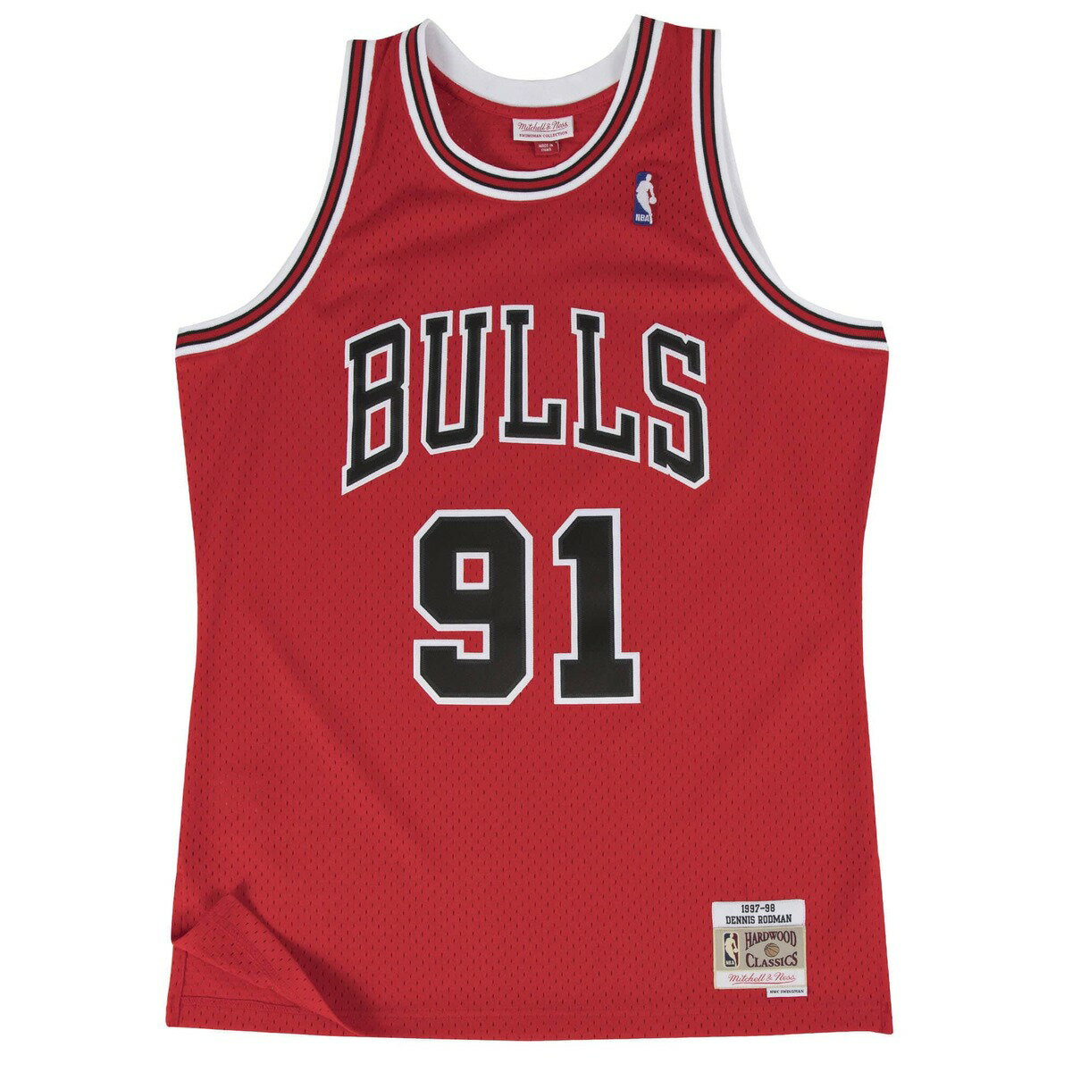 【500円OFFクーポン 5/20限定】MITCHELL & NESS SwingmanJersey CBU-#91 D Rodman(CHICAGO BULLS)(ミッチェルアンドネス スウィングマンジャージ CBU-#91 D Rodman)【メンズ】【タンクトップ バスケタンク ユニフォーム デニス・ロッドマン】【24SS】