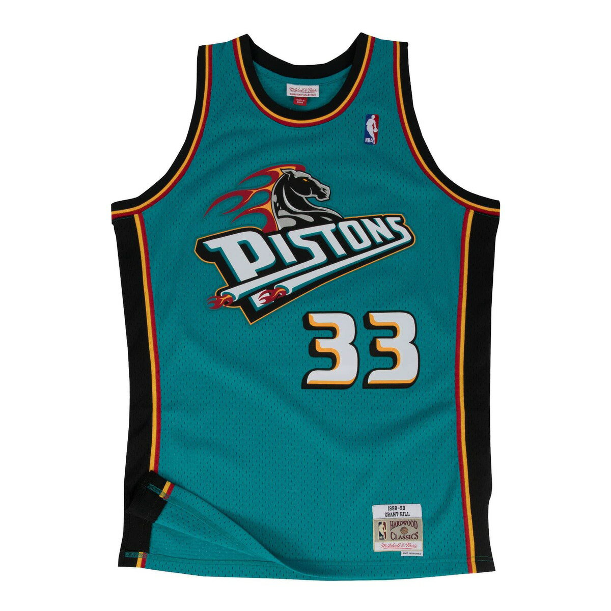 【500円OFFクーポン 5/20限定】MITCHELL & NESS SwingmanJersey DPI - #33 G Hill(DETROIT PISTONS)(ミッチェルアンドネス スウィングマンジャージ DPI - #33 G Hill)【メンズ】【タンクトップ バスケタンク ユニフォーム グラント・ヒル】【24SS】