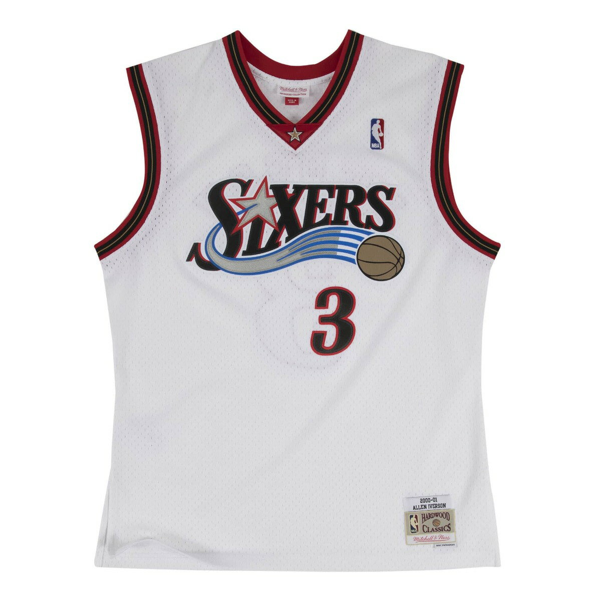 【500円OFFクーポン 5/20限定】MITCHELL & NESS SwingmanJerseyP76#3 A Iverson(PHILADELPHIA 76ERS)(ミッチェルアンドネス スウィングマンジャージ P76#3 A Iverson)【メンズ】【タンクトップ バスケタンク ユニフォーム アレン・アイバーソン】【24SS】