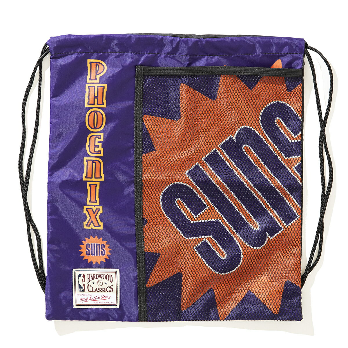 楽天KineticsMITCHELL & NESS TEAM LOGO CINCH BAG PSU（PHOENIX SUNS）（ミッチェルアンドネス チーム ロゴ シンチ バッグ PSU）【メンズ レディース】【バッグ 鞄 NBA フェニックス・サンズ】【24SS】