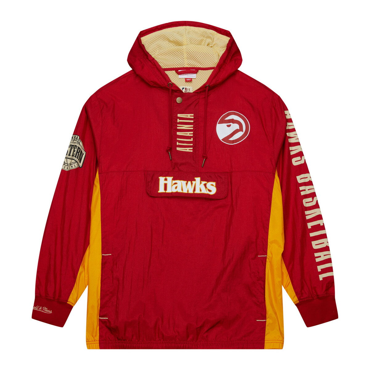 【40%OFF】Mitchell & Ness Team OG 2.0 Anorak Windbreaker Vintage Logo(Atlanta Hawks アトランタ・ホークス)(ミッチェルアンドネス チーム OG 2.0 アノラック ウィンドブレーカー ヴィンテージロゴ)【メンズ】【ナイロンパーカー ジャージ】【24SS】