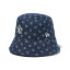 NEW ERA NEW YORK YANKEES JACQUARD BUCKET HAT(ネイビー/クローム)(ニューエラ ニューヨーク・ヤンキース ジャガード バケットハット)【メンズ レディース】【帽子 総柄 MLB】【24SS】