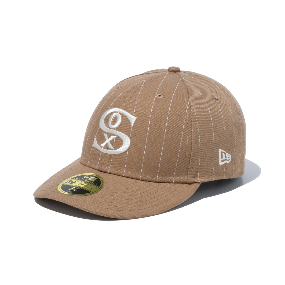 NEW ERA CHICAGO WHITE SOX PINSTRIPE COOPERSTOWN LP59FIFTY(カーキ)(ニューエラ シカゴ・ホワイトソックス ピンストライプ クーパーズタウン LP5950)