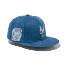 NEW ERA NEW YORK METS SUBWAY SERIES SIDE PATCH DENIM 59FIFTY(ウォッシュドデニム)(ニューエラ ニューヨーク メッツ サブウェイシリーズ サイドパッチデニム 5950)