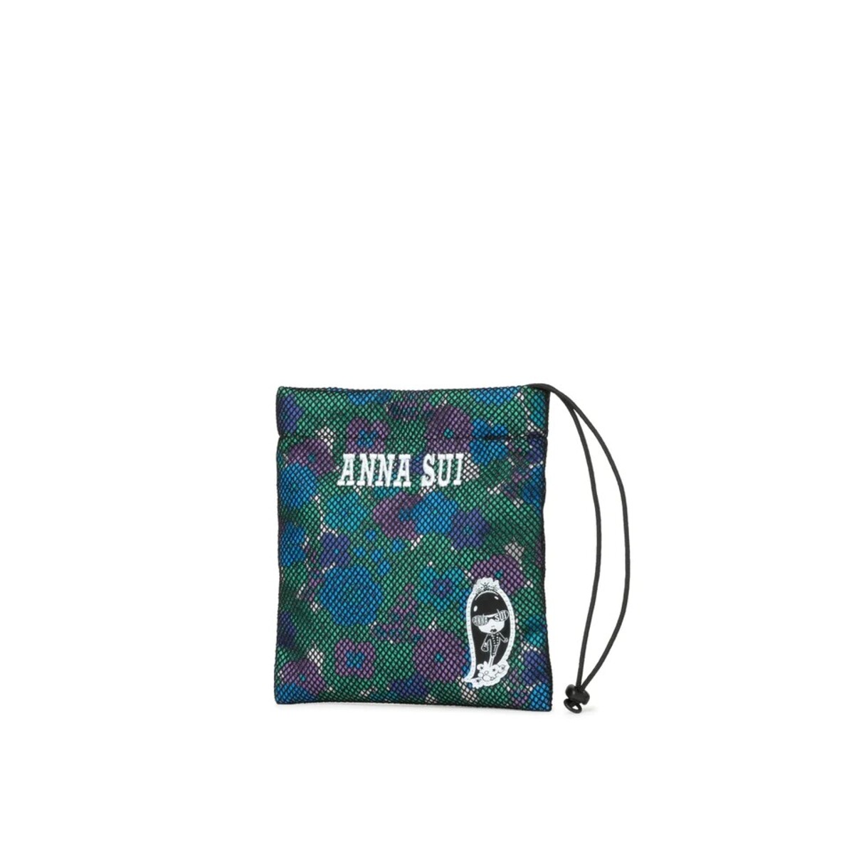 アナスイ 【ポイント10倍 16日1:59まで】NEW ERA X ANNA SUI SQUARE NECK POUCH 0.5L(グリーン)(ニューエラ × アナ スイ スクエア ネック ポーチ 0.5L)【メンズ レディース】【サコッシュ アウトドア ドローコード コラボ】【24SS】