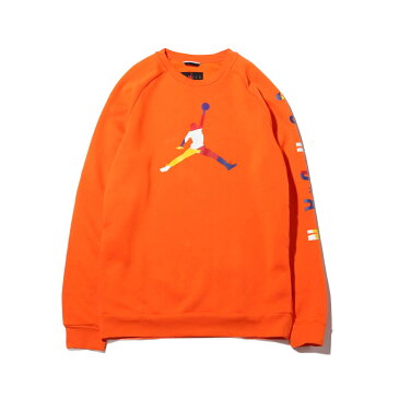 NIKE M J SPRT DNA HBR FLEECE CREW(BRILLIANT ORNGE)(ナイキ ジョーダン SPRT DNA HBR フリース クルー)【メンズ】【スウェット】【19HO-I】