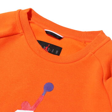 NIKE M J SPRT DNA HBR FLEECE CREW(BRILLIANT ORNGE)(ナイキ ジョーダン SPRT DNA HBR フリース クルー)【メンズ】【スウェット】【19HO-I】