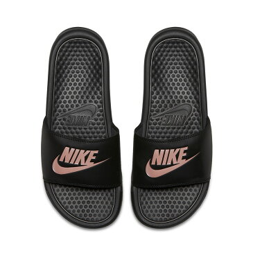 NIKE WMNS BENASSI JDI(BLACK/ROSE GOLD)(ナイキ ウィメンズ ベナッシ JDI)【メンズ】【レディース】【サンダル】【18SP-I】